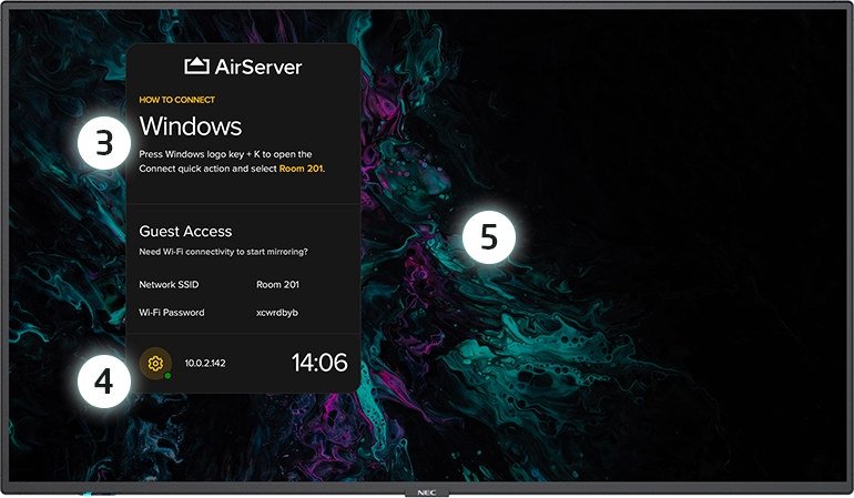 AirServer how to connect screenshot.